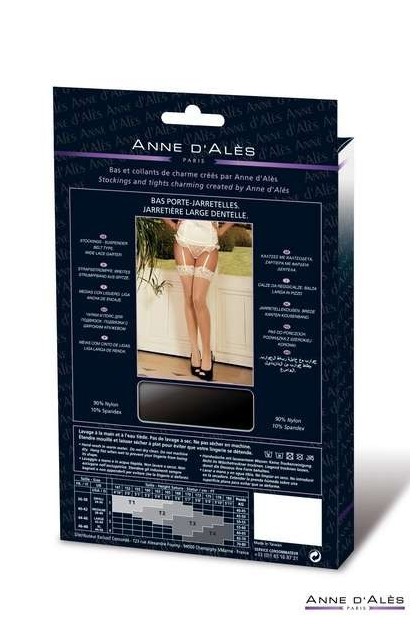 Bas anne d'ales bruna avec dentelle ivoire - T4 - Love Shop Avenue