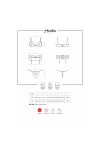 ENSEMBLE LINGERIE ROUGE HEARTINA SET - L/XL