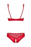 ENSEMBLE LINGERIE ROUGE LOVICA SET - OBSESSIVE - S/M