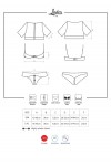 ENSEMBLE LINGERIE ROUGE LOVICA SET - OBSESSIVE - S/M