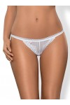 STRING BLANC ALABASTRA THONG - OBSESSIVE - XXL