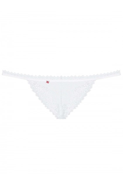 STRING BLANC ALABASTRA THONG - OBSESSIVE - XXL