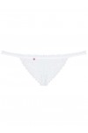STRING BLANC ALABASTRA THONG - OBSESSIVE - XXL