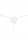 STRING BLANC ALABASTRA THONG - OBSESSIVE - XXL