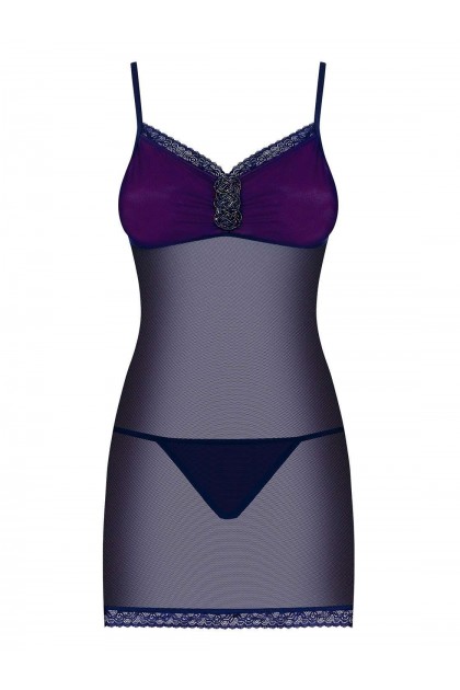 NUISETTE BLEU SUELLA CHEMISE - OBSESSIVE - L/XL