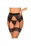 Porte-JARRETELLE NOIR ISABELLIA GARTER BELT - OBSESSIVE - S/M