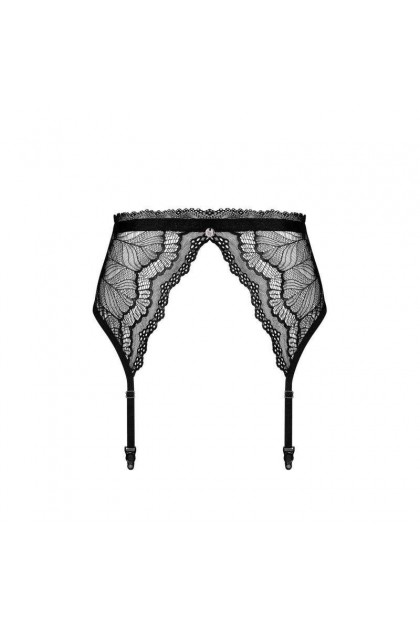 Porte-JARRETELLE NOIR ISABELLIA GARTER BELT - OBSESSIVE - S/M