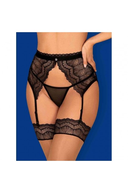 Porte-JARRETELLE NOIR ISABELLIA GARTER BELT - OBSESSIVE - S/M