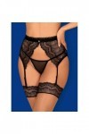 Porte-JARRETELLE NOIR ISABELLIA GARTER BELT - OBSESSIVE - S/M