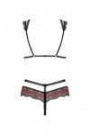 Ensemble de lingerie rouge et noir megies  set - S/M