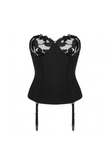 Corset noir avec string editya - OBSESSIVE - M/L - Love Shop Avenue