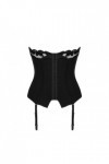 Corset noir avec string editya - OBSESSIVE - M/L - Love Shop Avenue