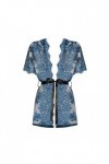 Peignoir bleu yassmyne - OBSESSIVE - L/XL - Love Shop Avenue