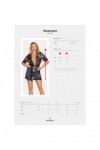 Peignoir bleu yassmyne - OBSESSIVE - L/XL - Love Shop Avenue