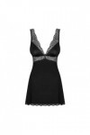 Nuisette  noir klarita babydoll - OBSESSIVE - 2XL/3XL