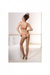 Ensemble de lingerie ouvert 2 pièces rouge doris - 2XL/3XL