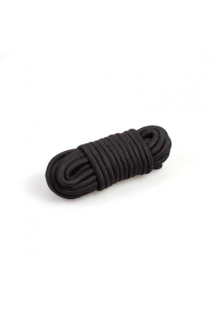 Corde de bondage noire 10 mètres - SECRET PLAY - Love Shop Avenue