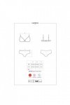 Ensemble de lingerie noir 2 pièces leatheria set - S/M
