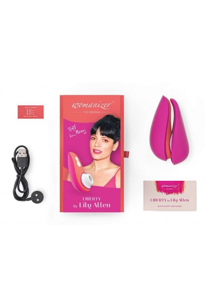 STIMULATEUR LIBERTY LILY ALLEN WOMANIZER - FUSHIA