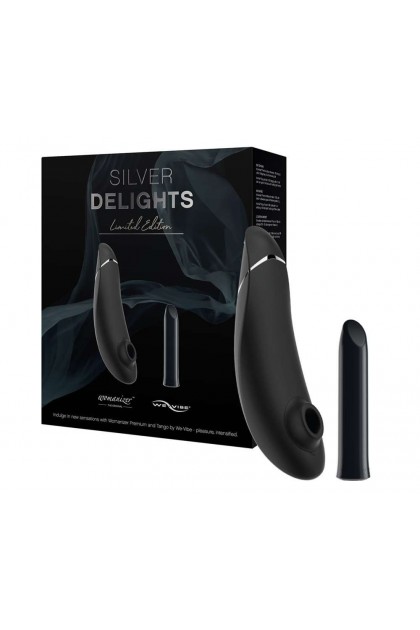 Coffret silver delights collection womanizer premium + we-VIBE TANGO