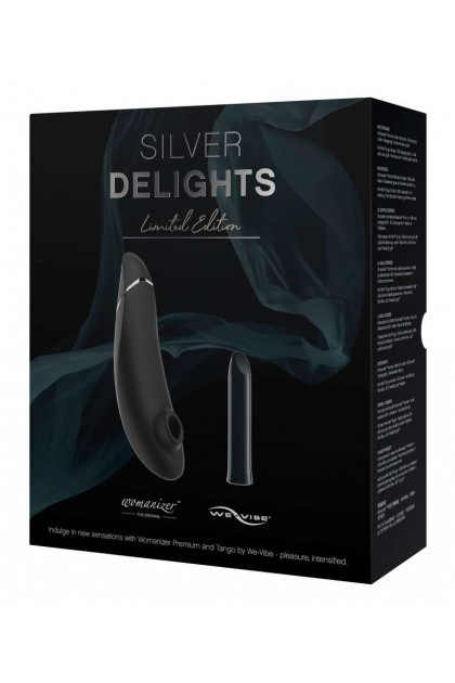 Coffret silver delights collection womanizer premium + we-VIBE TANGO