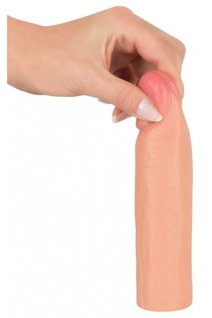 Gaine d'extension de pénis réaliste 16,2cm - Love Shop Avenue