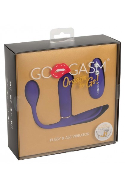 Vibromasseur anal et vaginal violet - Love Shop Avenue