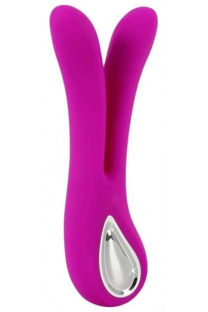 Vibromasseur stimulateur double rechargeable - Love Shop Avenue