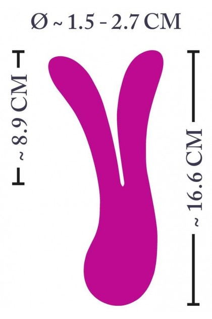 Vibromasseur stimulateur double rechargeable - Love Shop Avenue