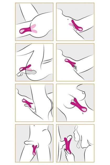 Vibromasseur stimulateur double rechargeable - Love Shop Avenue