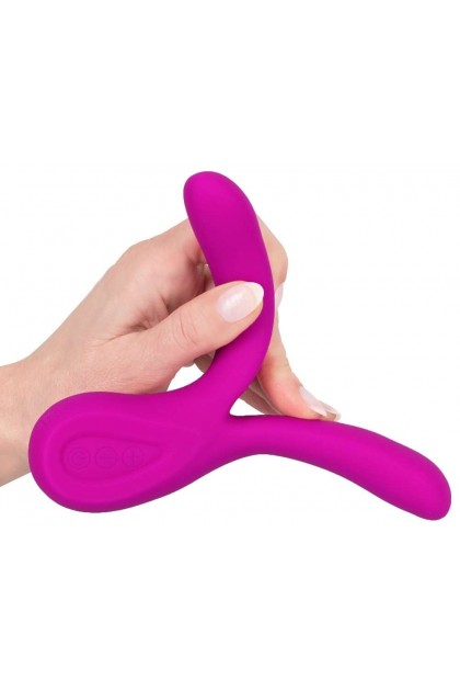Vibromasseur stimulateur double rechargeable - Love Shop Avenue