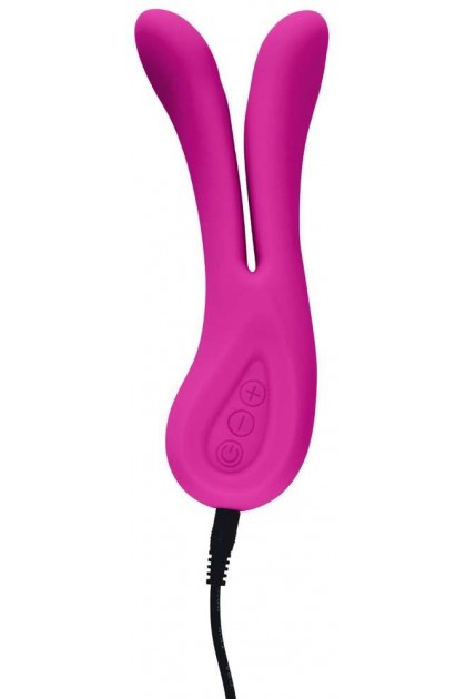Vibromasseur stimulateur double rechargeable - Love Shop Avenue