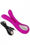 Vibromasseur stimulateur double rechargeable - Love Shop Avenue