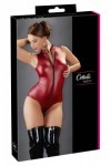 Body ouvert rouge avec fermeture éclair - S - Love Shop Avenue