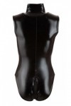 Body ouvert noir avec fermeture éclair - S - Love Shop Avenue