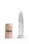 Gode translucide ventouse en jelly - THE   DICK - 24CM