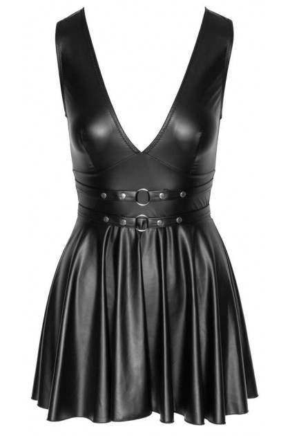 Robe noir wetlook  - XL - Love Shop Avenue