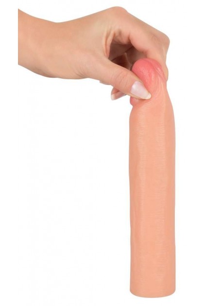 Gaine d'extension de pénis réaliste 21cm - Love Shop Avenue