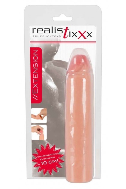 Gaine d'extension de pénis réaliste 21cm - Love Shop Avenue