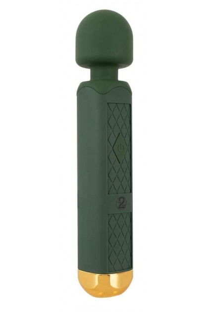 Vibromasseur rechargeable wand emerald love - Love Shop Avenue