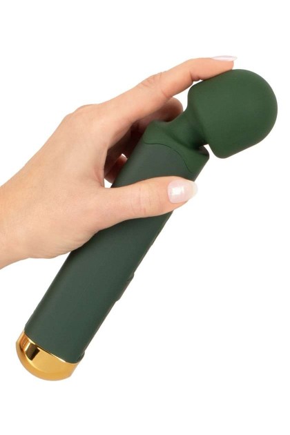 Vibromasseur rechargeable wand emerald love - Love Shop Avenue