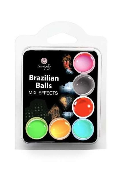 Mix de 6 huiles de massage mix effects - Love Shop Avenue