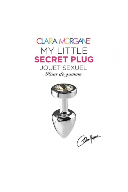 Plug bijou my little secret plug - BLANC - S - Love Shop Avenue
