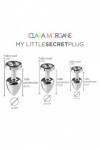 Plug bijou my little secret plug - BLANC - S - Love Shop Avenue