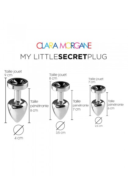 Plug bijou my little secret plug - NOIR  - S - Love Shop Avenue