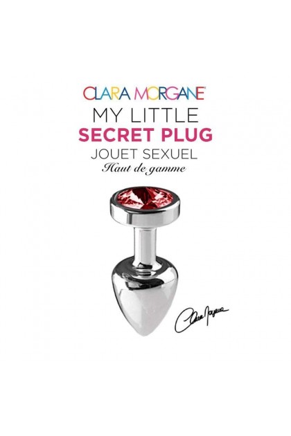 Plug bijou my little secret plug - ROUGE - M - Love Shop Avenue