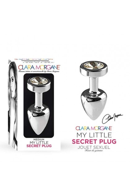 Plug bijou my little secret plug - BLANC - M - Love Shop Avenue