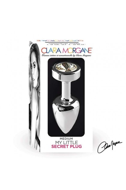 Plug bijou my little secret plug - BLANC - M - Love Shop Avenue