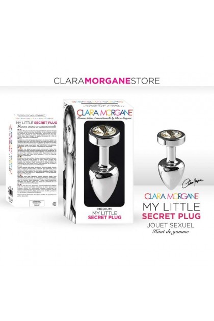 Plug bijou my little secret plug - BLANC - M - Love Shop Avenue