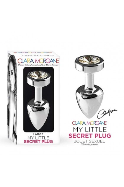 Plug bijou my little secret plug - BLANC - L - Love Shop Avenue